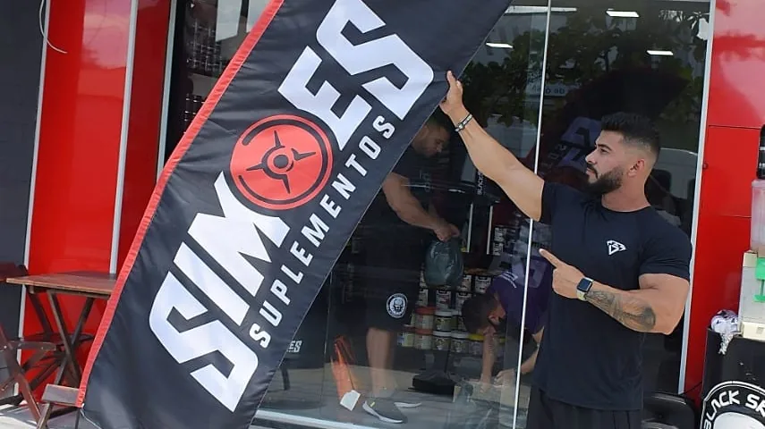 Fachada da Simões Suplementos em Santa Cruz